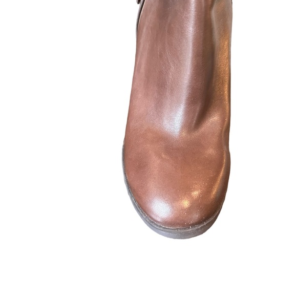 Michael Kors Chocolate Suede and Leather Ankle Boots - Picture 5 of 10